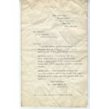 R.M.S. TITANIC: Extremely rare original "Reports of obstruction to Navigation" sent to "The