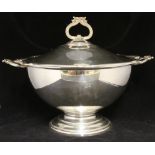 WHITE STAR LINE: Superb and extremely rare First Class soup tureen with elaborately decorated pie