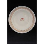 WHITE STAR LINE: First Class Losol ware soup bowl. 9½ins.