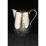 WHITE STAR LINE: Milk jug with burgee removed. 7ins.