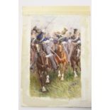 Military - William Henry Charles Groome: "The Charge of the Light Brigade", pair of watercolours,