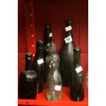 19th cent. and later Collectors Bottles: Combe & Son, Melksham, F Hopkinson, Alfreton, Wheeler &