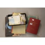 Stamps: Albums and stock book of world stamps, mint in packs & strip plus 2 albums full of