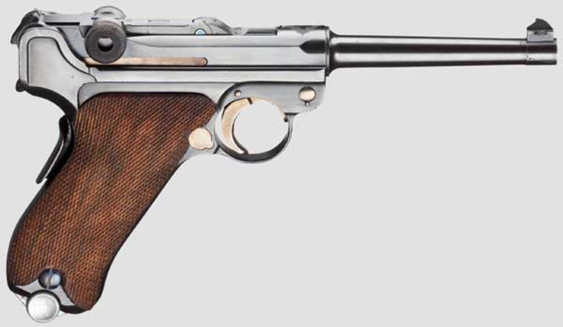 Parabellum Mauser Mod. 06/34, CH-Commercial, mit Tasche Kal. 7,65 mm Para, Nr. 3606v. - Bild 3 aus 4