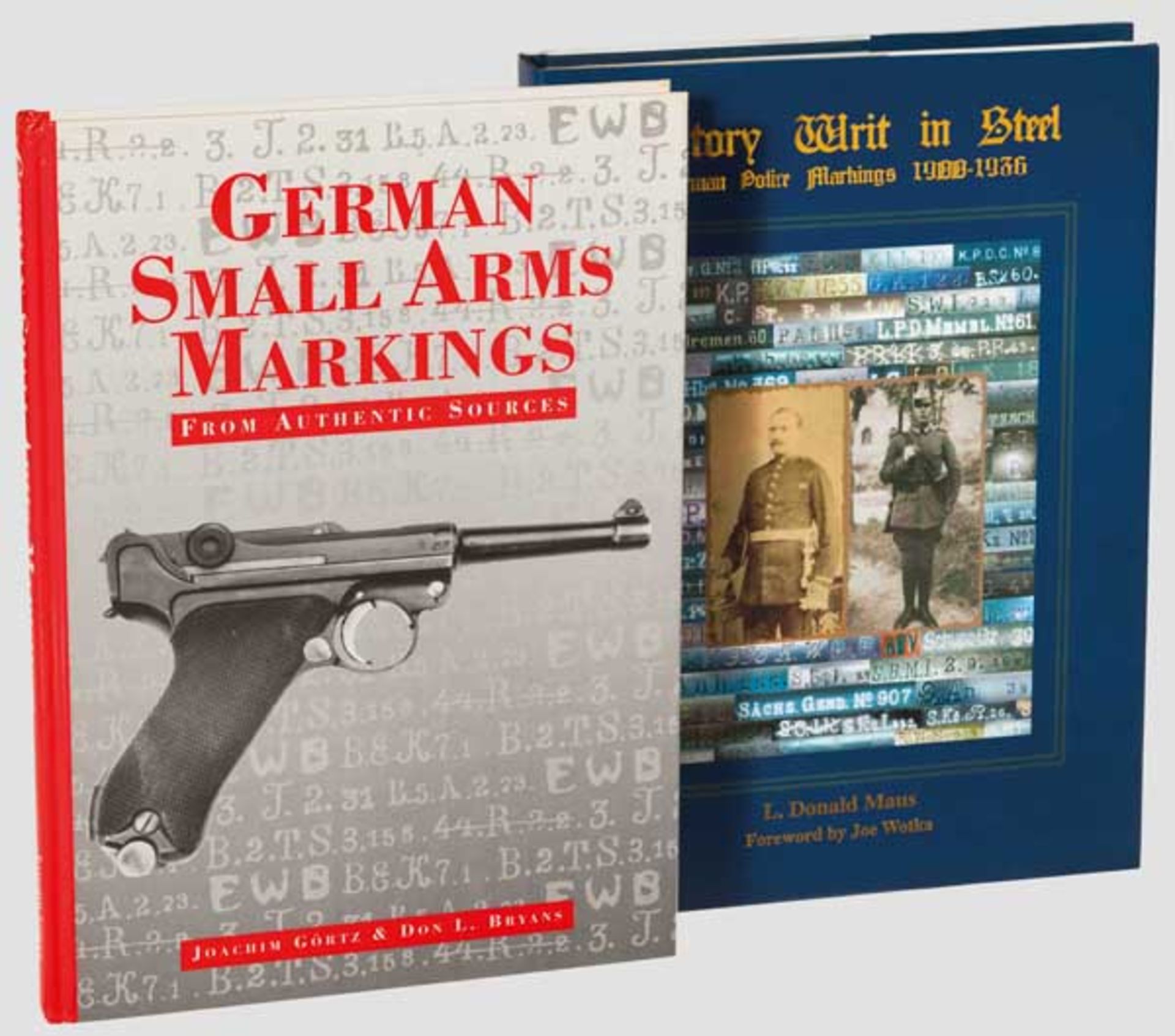 Zwei Bücher - Waffenmarkierungen, Görtz/Bryans Joachim Görtz/Don Bryans: German Small Arms