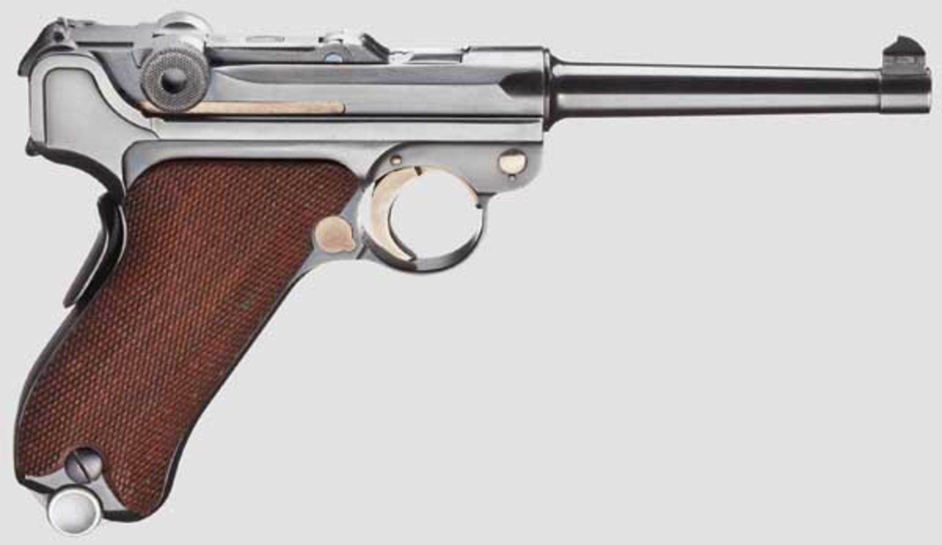 Parabellum Mauser Mod. 06/34, CH-Commercial, Variante, mit Tasche Kal. 7,65 mm Para, Nr. 3657v. - Bild 3 aus 4