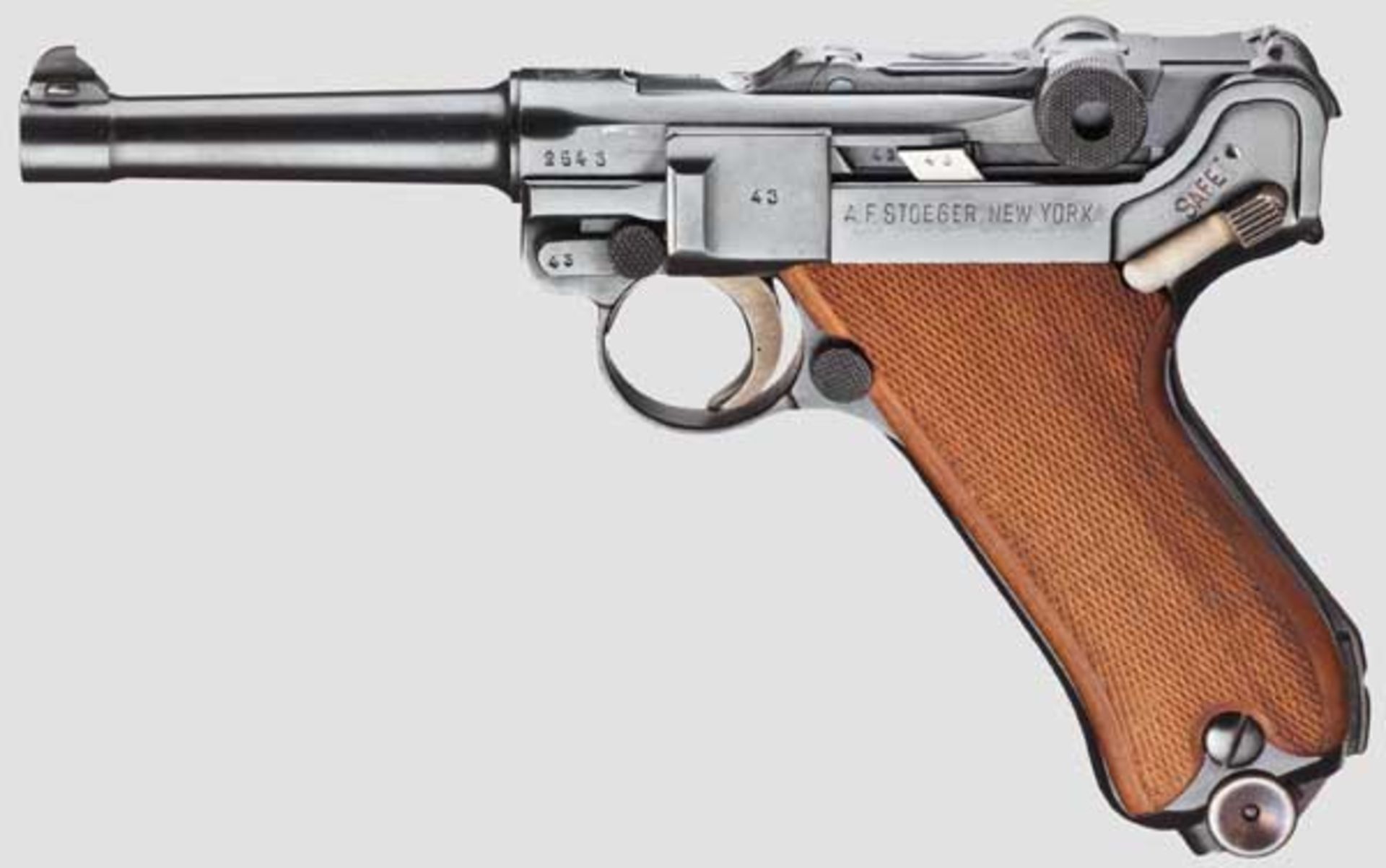 Parabellum Mauser, American Eagle, Stoeger (3rd-line), "Wildcat" Kal. 9 mm Para, Nr. 2543.