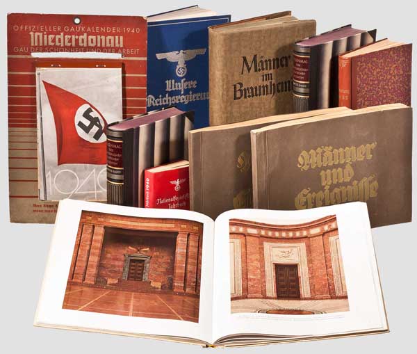 Kleine Büchersammlung Bildbände "Die Neue Reichskanzlei", "Unsere Reichsregierung" und "Männer im