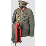 Uniformensemble für einen Generalmajor Sammleranfertigung unter Verwendung einer originalen