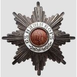Orden vom Heiligen Alexander - Bruststern der Großoffiziere Achtstrahliger Bruststern aus Silber der