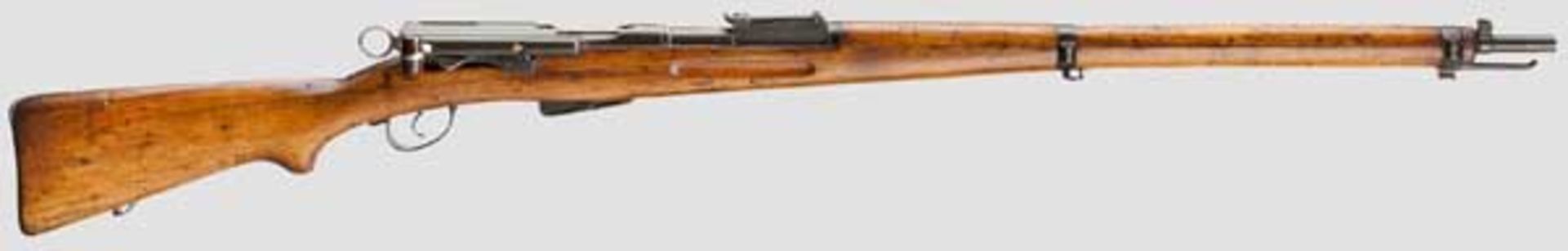 Infanteriegewehr M 1911 Kal. 7,5 x 55, Nr. 469621. Nummerngleich. Lauf eingefettet. Sechsschüssig.