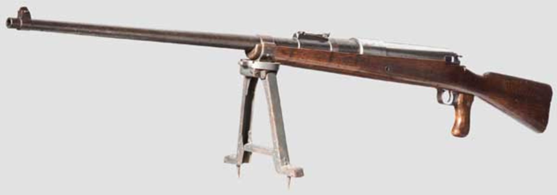 Tankgewehr Mauser M 1918 Kal. 13 x 93 HR (Halbrand), Nr. 569. Nummerngleich bis auf Pistolengriff. - Bild 2 aus 5