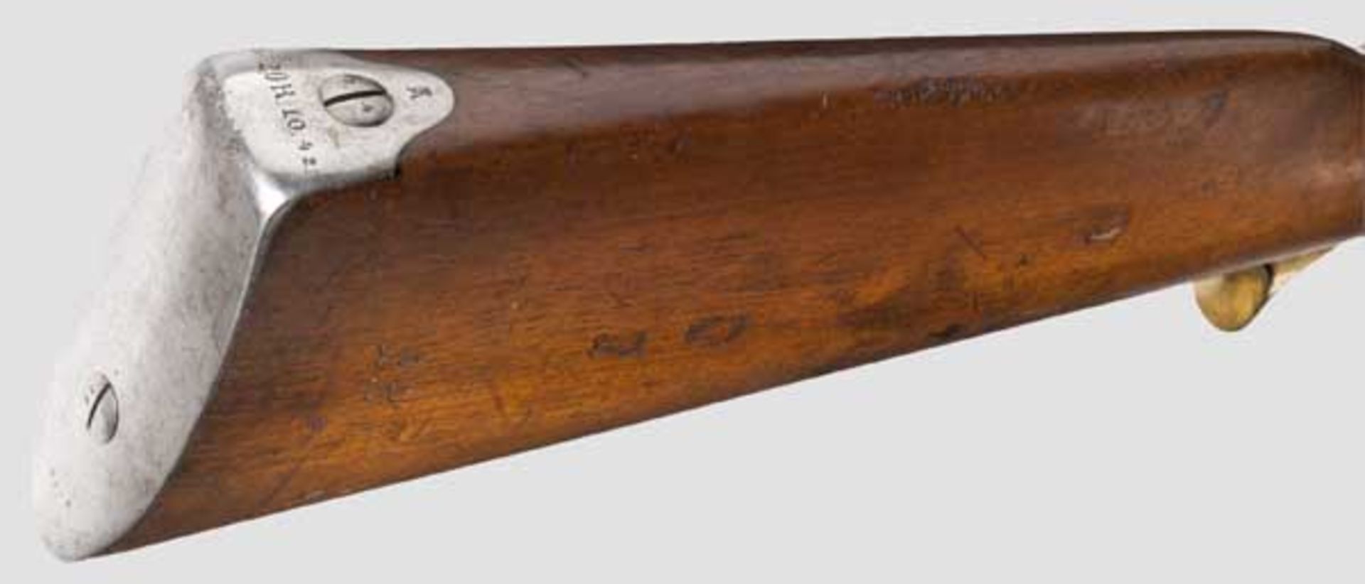 Zündnadelgewehr M 1862 Kaliber 15,4 mm, Nummer 4274, nummerngleich (inkl. der Schrauben). Brünierter - Bild 4 aus 4