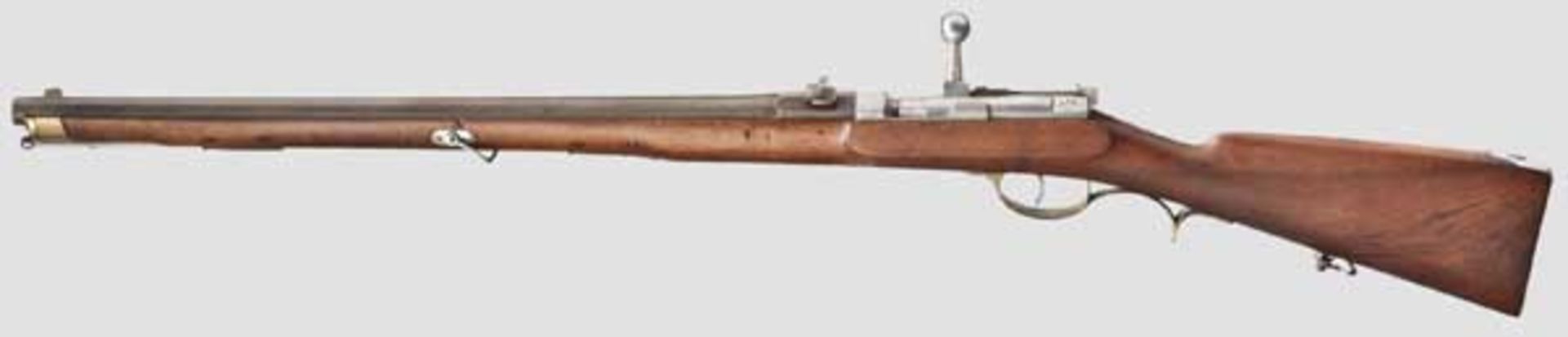 Zündnadel-Pioniergewehr M 1869 Kaliber 15,3 mm, Nummer 5054, nummerngleich (inkl. Schrauben). - Bild 2 aus 4