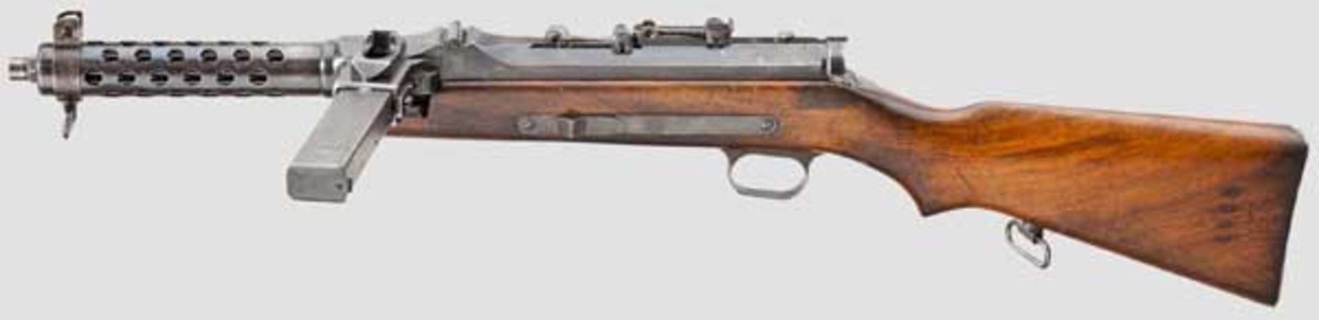MP 34(ö), Steyr (Pistola-metralhadora 9 mm m/942 Steyr), DEKO Kal. 9 mm Para. Nummerngleich.