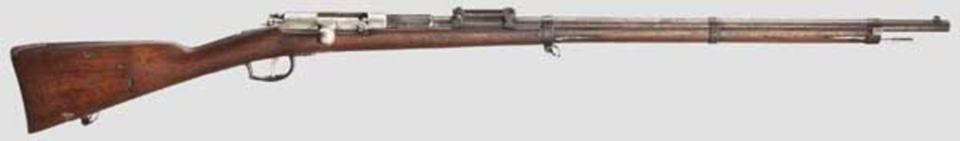 Fremdes Gewehr in deutschen Diensten: Holländ. Gewehr Beaumont M 1871, aptiert Kal. 11 mm, Nr. 24.