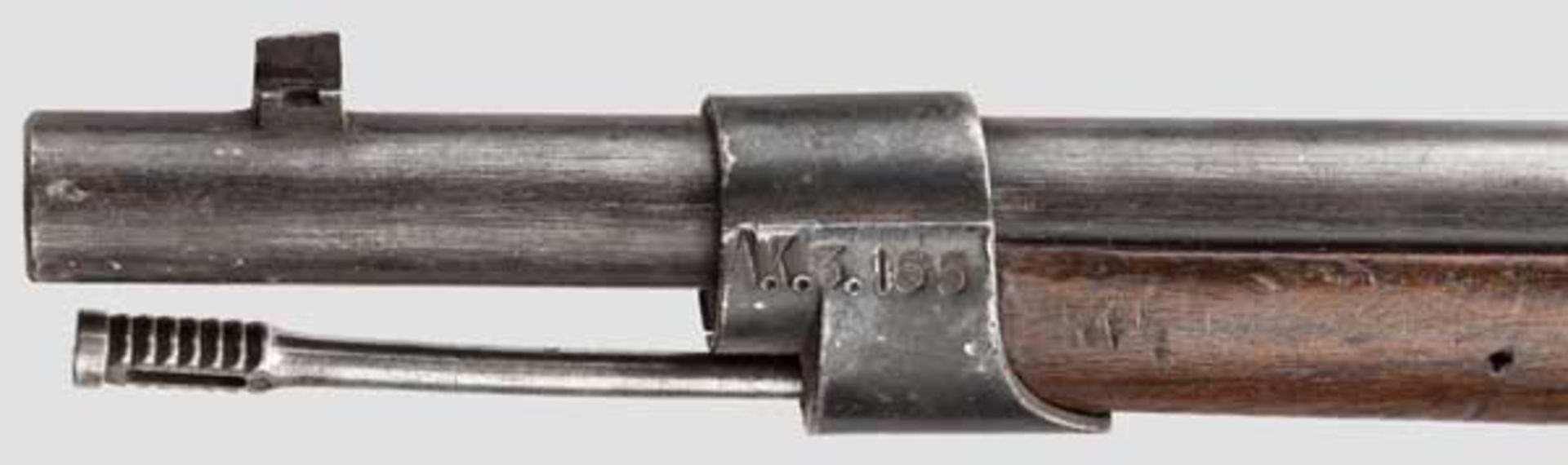 Fremdes Gewehr in deutschen Diensten: holländ. Karabiner Beaumont-Vitali M 1871/88 Kal. 11,3 x 50, - Bild 2 aus 3