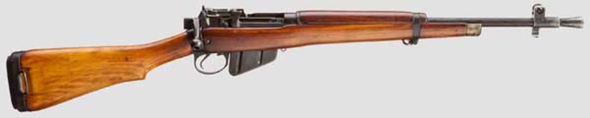 Enfield No. 5 Mk I, "Jungle Carbine" Kal. .303 brit., Nr. V970. Nummerngleich bis auf Schloss und