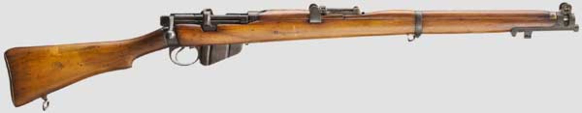 Enfield (SMLE) Rifle No. 1 Mk III* Kal. .303 brit., Nr. 52231. Nummerngleich. Lauf eingefettet.