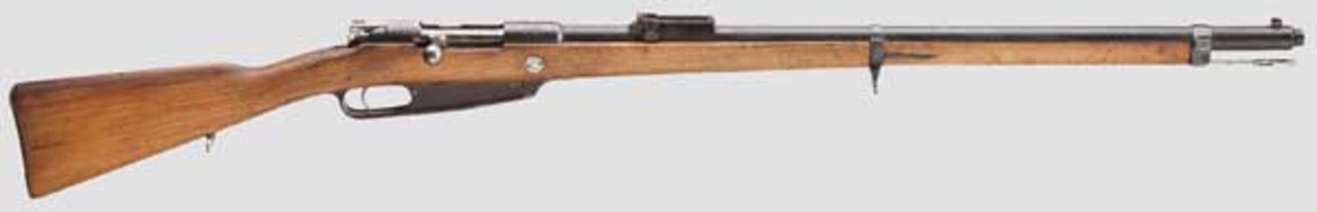 Gewehr 88/05, Danzig, 1890 Kal. 8 x 57, Nr. 4083v. Nicht nummerngleich, Türkenschloss. Lauf