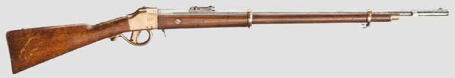 Fremdes Gewehr in deutschen Diensten: Belg. Gewehr Comblain Mod. 1870 Kal. 11 x 53R, Nr. 3088.