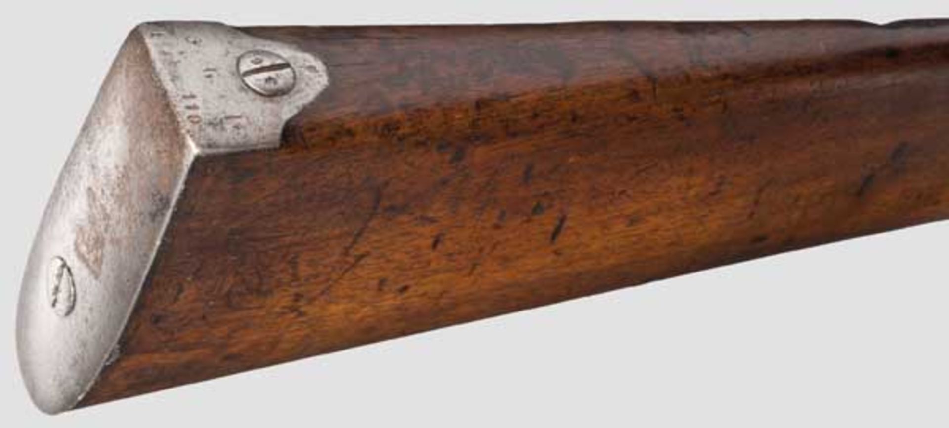 Zündnadelgewehr M 1841, 1. Fertigungsperiode Kaliber 15,4 mm, Nummer 436, nummerngleich (inkl. der - Bild 4 aus 4