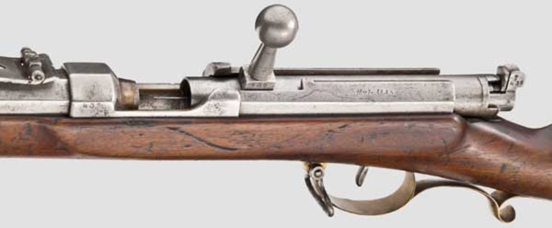 Zündnadelgewehr M 1841, 1. Fertigungsperiode Kaliber 15,4 mm, Nummer 436, nummerngleich (inkl. der - Bild 3 aus 4