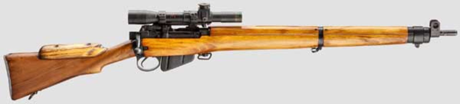 Scharfschützengewehr Lee-Enfield Rifle C No. 4 Mk I (T), Nr. V37952 Kal. .303 brit., Nr. V37952.