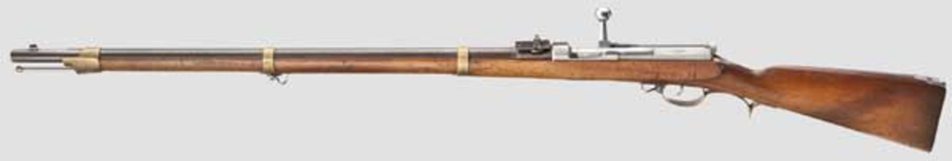Zündnadelgewehr M 1862 Kaliber 15,4 mm, Nummer 4274, nummerngleich (inkl. der Schrauben). Brünierter - Bild 2 aus 4