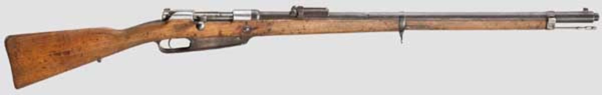Gewehr 88 n.m., Spandau, 1895 Kal. 8 x 57, Nr. 2238a. Nummerngleich bis auf Schloss und
