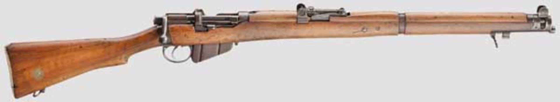 Enfield (SMLE) Rifle Mk III Kal. .303 brit., Nr. W41690. Nummerngleich. Lauf eingefettet.
