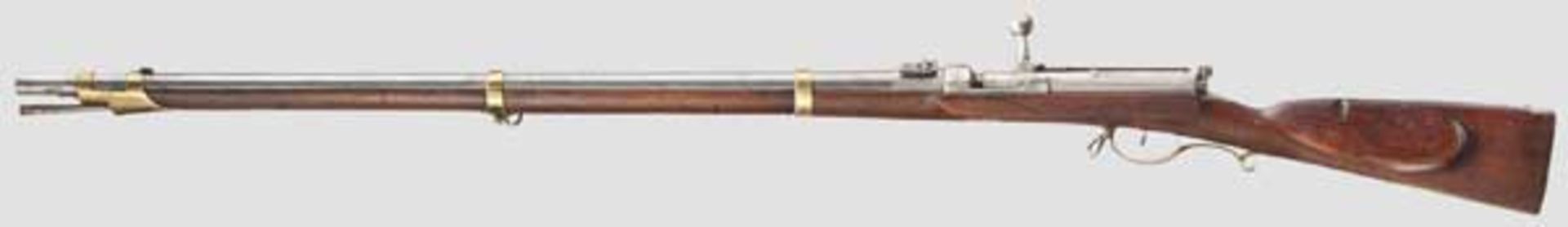 Zündnadelgewehr M 1841, 1. Fertigungsperiode Kaliber 15,4 mm, Nummer 436, nummerngleich (inkl. der - Bild 2 aus 4