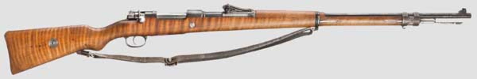 Gewehr 98, Erfurt, 1916 Kal. 8 x 57, Nr. 1235b. Nummerngleich inkl. Schrauben. Spiegelblanker