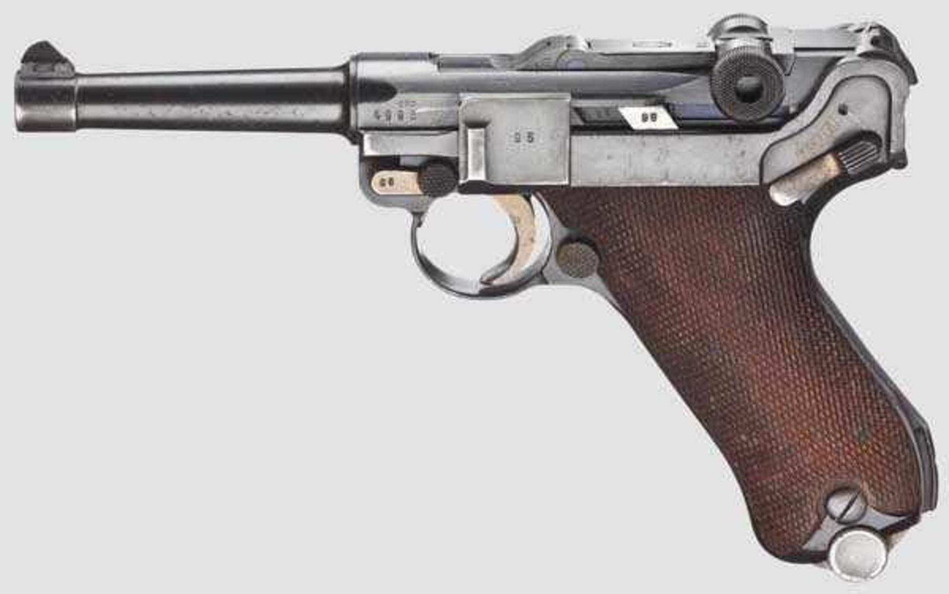 Parabellum Mauser Banner 1937, Commercial Kal. 7,65 mm Para, Nr. 4995v. Nummerngleich inkl.