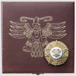 Orden des Azteken-Adlers (Orden Mexicana del Águila Azteca) - Bruststern im Etui In Silber ("925")