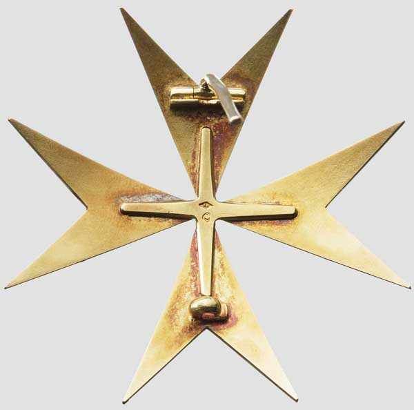 Souveräner Malteserorden des Großpriorats Österreich-Böhmen - Brustkreuz in Gold der Rothe-Fertigung - Image 2 of 2