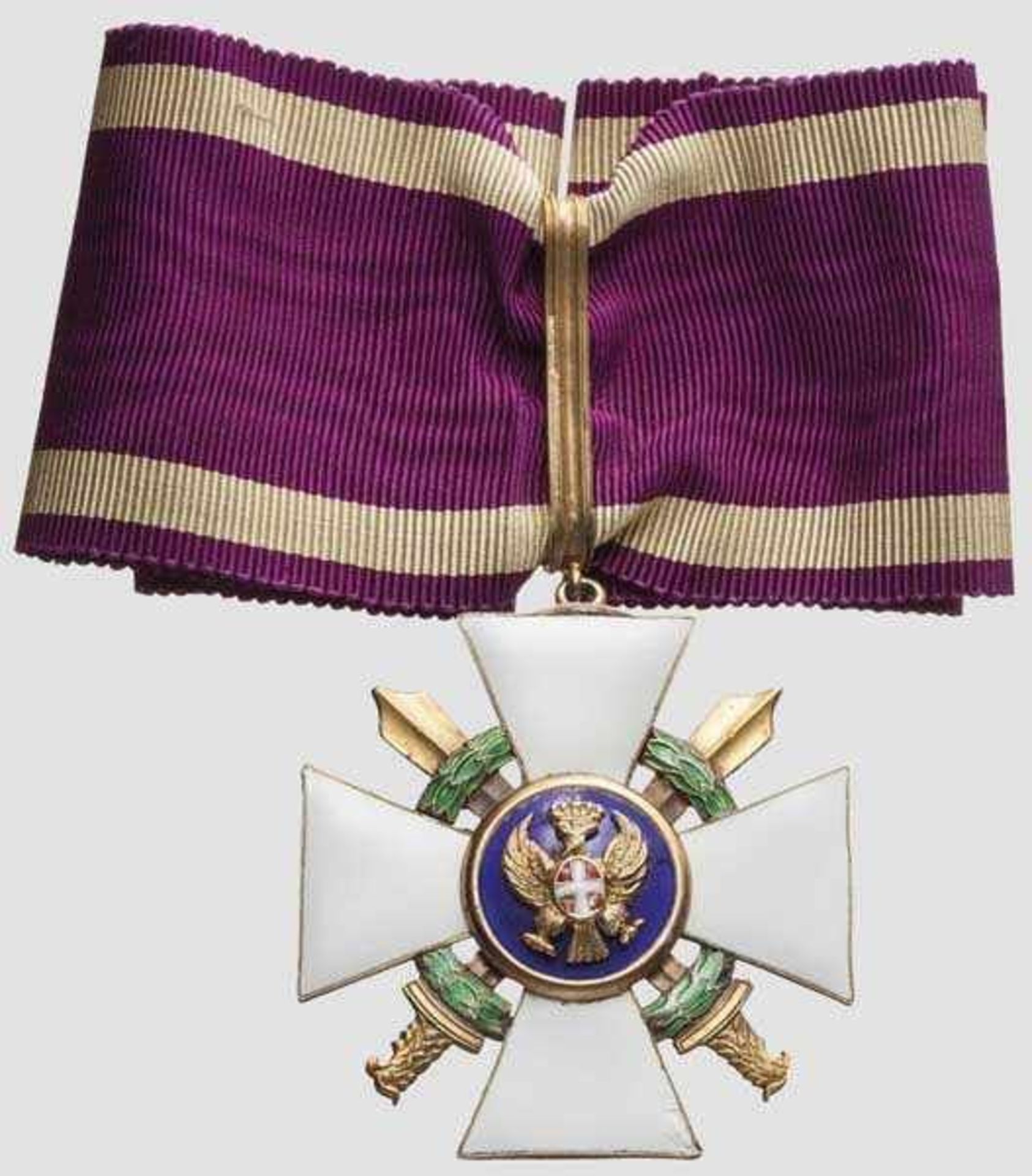 Zivil- und Militärverdienstorden vom Römischen Adler - Kommandeurkreuz mit Schwertern Dünnes, aus