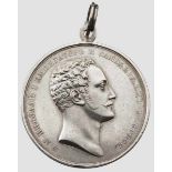 Verdienstmedaille mit Portrait des Zaren Nikolaus I., Russland zwischen 1825 - 1855 Silber