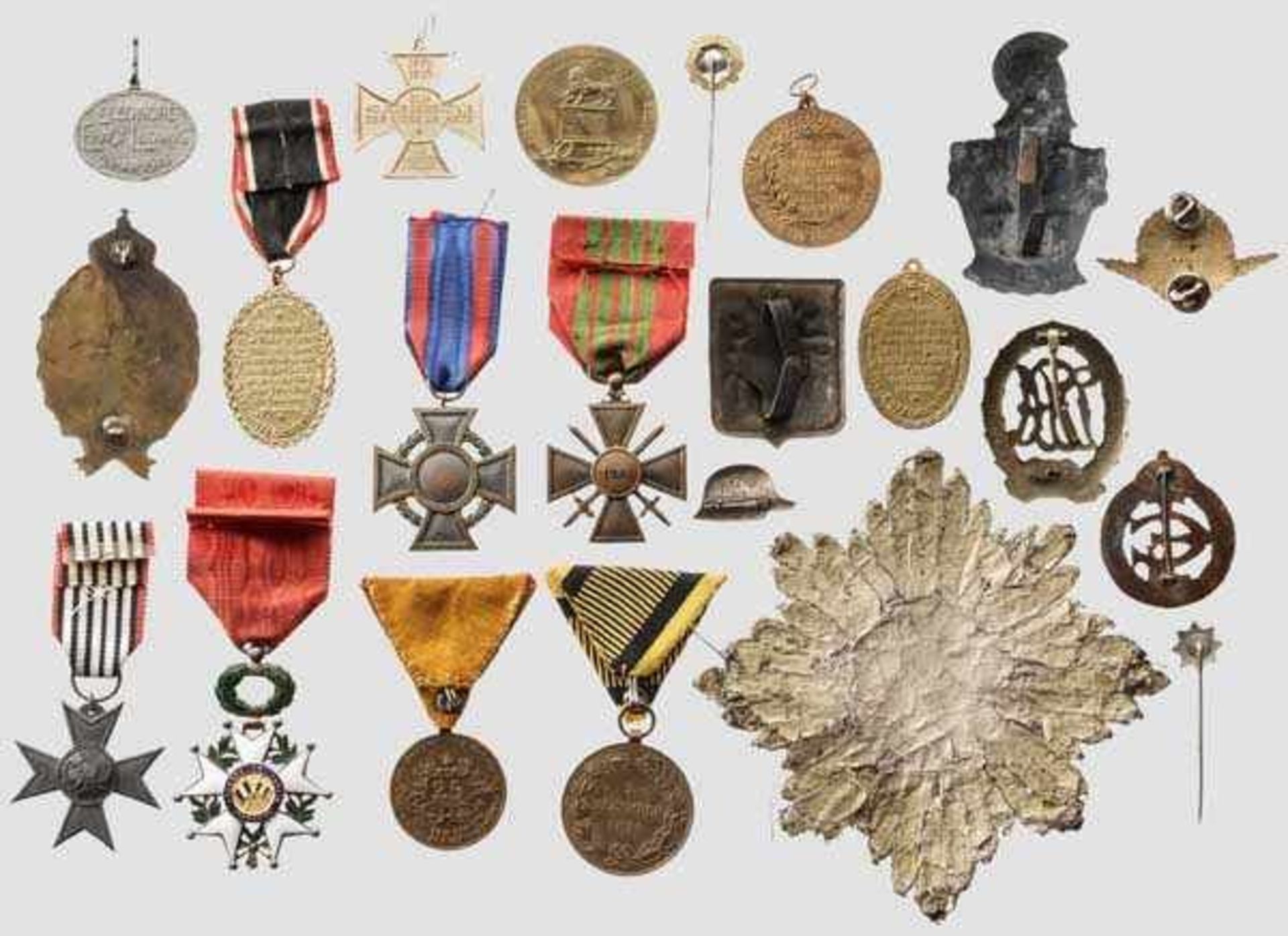 Konvolut Ehrenzeichen etc. Erster Weltkrieg Preußisches Kriegshilfskreuz 1916, Oldenburger - Bild 2 aus 2