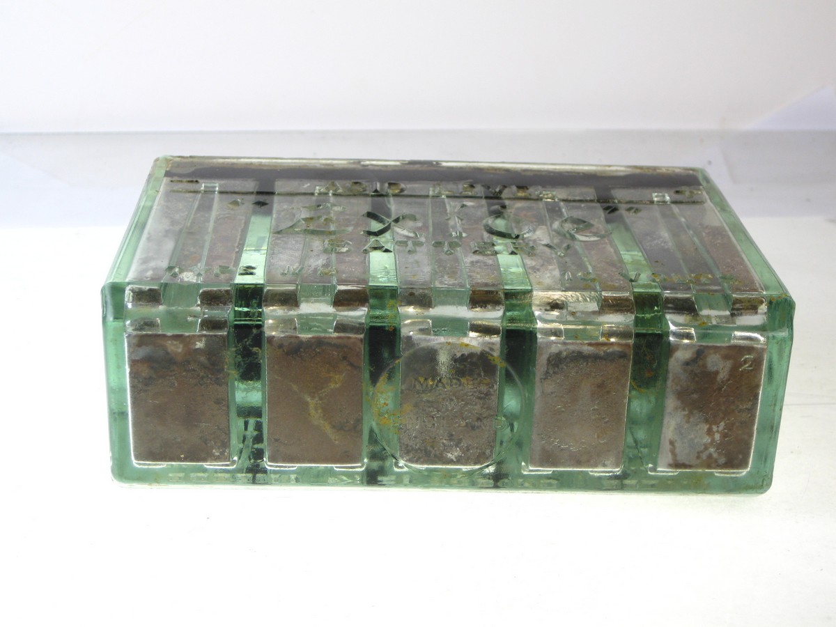 Old Vintage Antique - Exide Battery Glass Accumulator Electrical Interest - Image 3 of 5