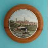 Osborne house (182) medium, framed * Ex Beckford collection, number 2421 potlid, potlids, pot+lid,