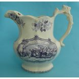 1832 Reform: a lobed pottery jug by Goodwins & Harris printed in purple with a scene of the ‘