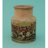 Charge of the Scots Greys (76) restored pot lid, pot lids, potlid, potlids, prattware