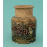 The Fall of Sebastopol (78) restored pot lid, pot lids, potlid, potlids, prattware