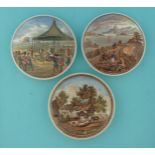 Wimbledon 1860 (223) Harbour of Hong Kong (221) and Anne Hathaway (228) (3) pot lid, pot lids,