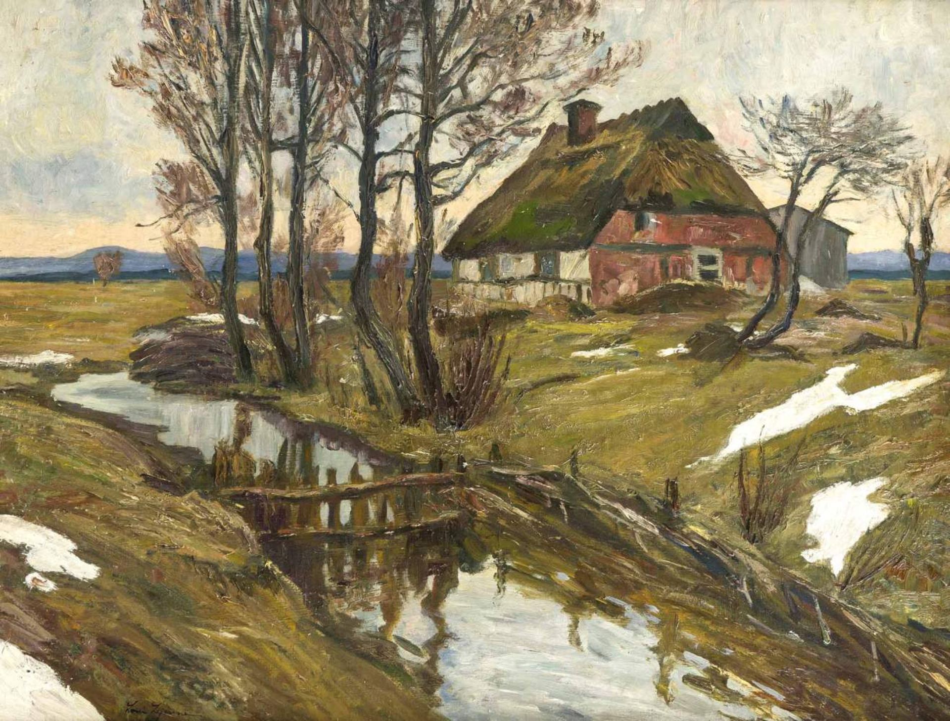 Louis Lejeune (1877-1954), Berliner Landschaftsmaler, Studium an der Berliner Akademie beiEugen