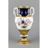 Schlangenhenkelvase, Meissen, Marke 1850-1924, 1. W., Entwurf von Ernst August Leuteritz,auf