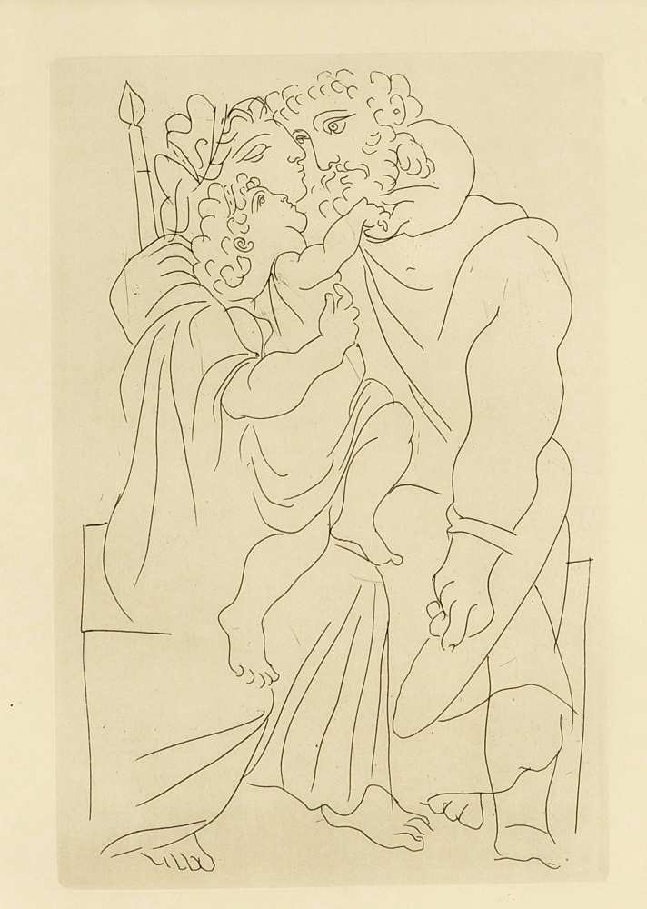 Pablo Picasso (1881-1973), nach, Konvolut von sechs Drucken aus 'Aristophanes -Lysistrata', - Image 5 of 6