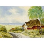 Zwei Gemälde, Betty Klaede (*1918), Blumenstillleben, Öl/Lwd., 40 x 30 cm, u. re. sign.,sowie