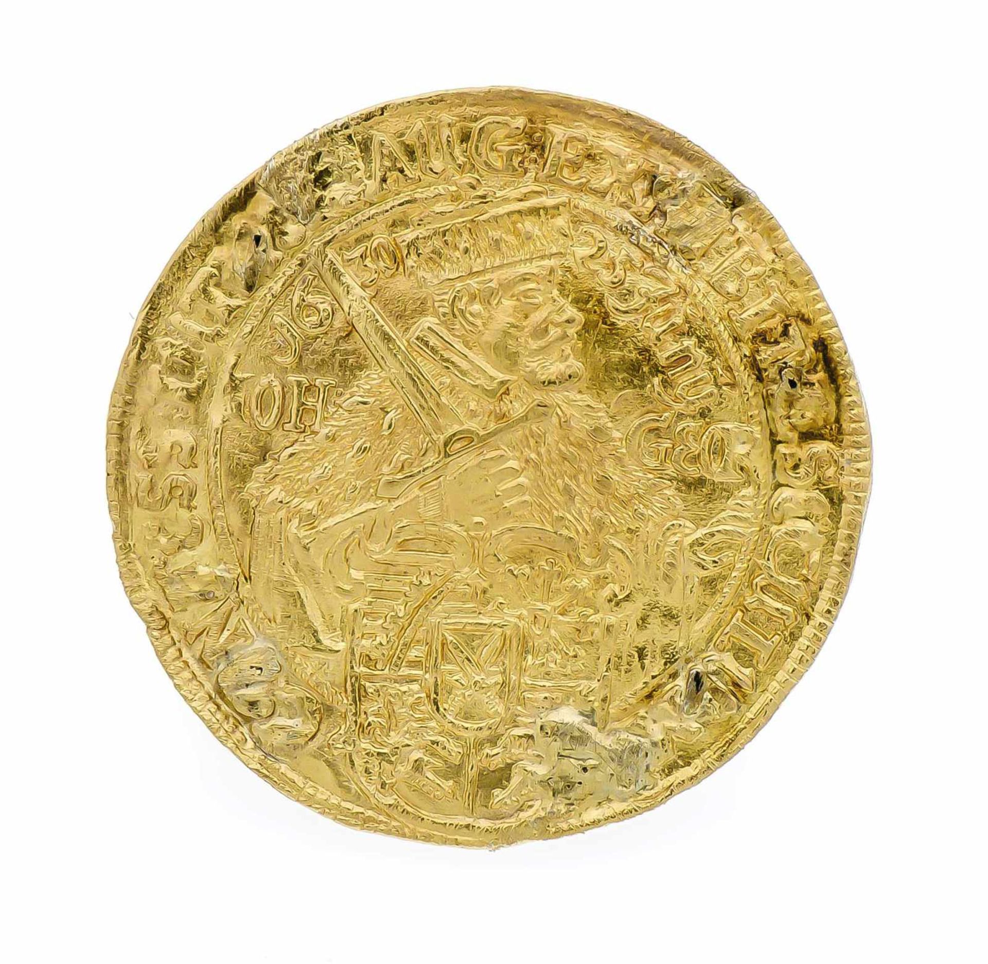 Gold-Dukat 1630 Sachsen, Johann Georg I., Auf das Augsburger Konfessionsjubiläum, C./K. 315,